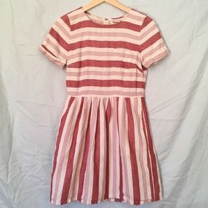 Madewell linen dress with pockets - size 4
